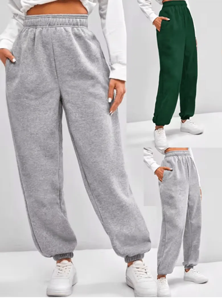 Comfortable High Waist Sweatpants for Women | Soft & Stretchy Everyday Pants