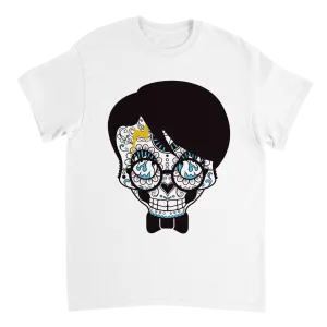 Cool Aztec Style Skull T Shirt