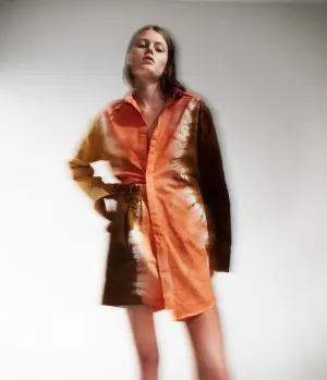 COOL SHIRT JACKET- CITRINE STRIPE