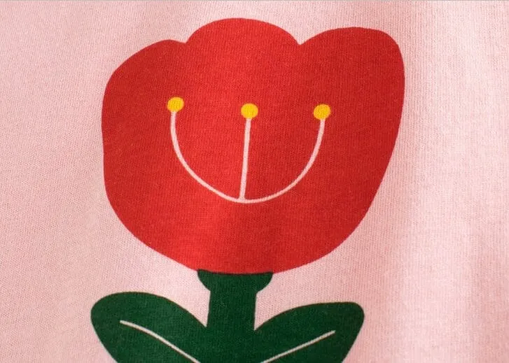 Cream Garden Summer Tee