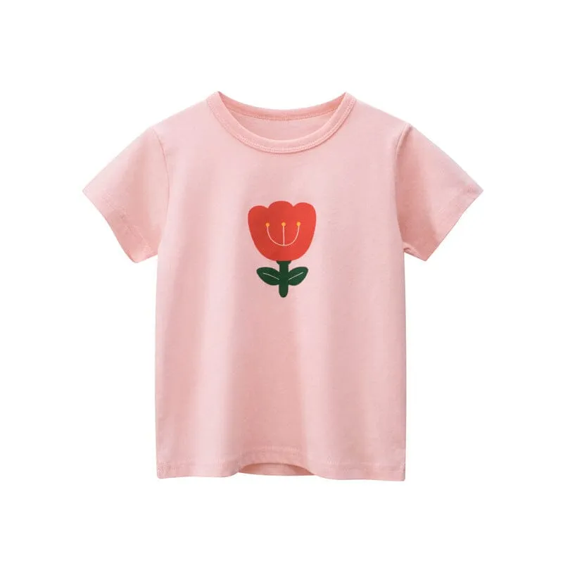Cream Garden Summer Tee