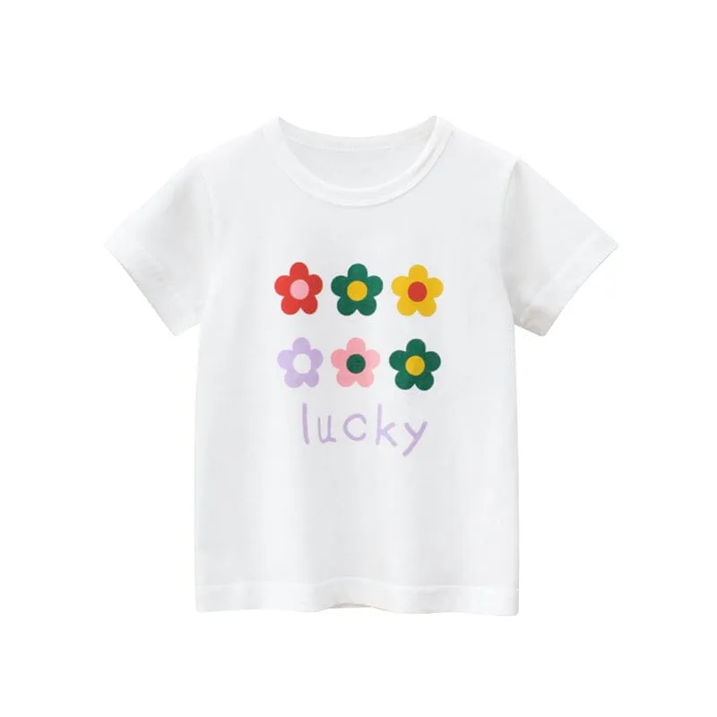 Cream Garden Summer Tee