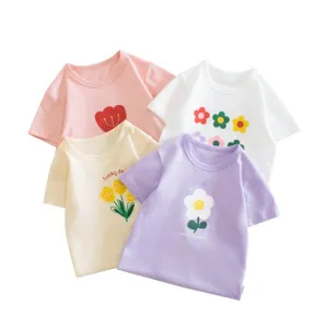 Cream Garden Summer Tee