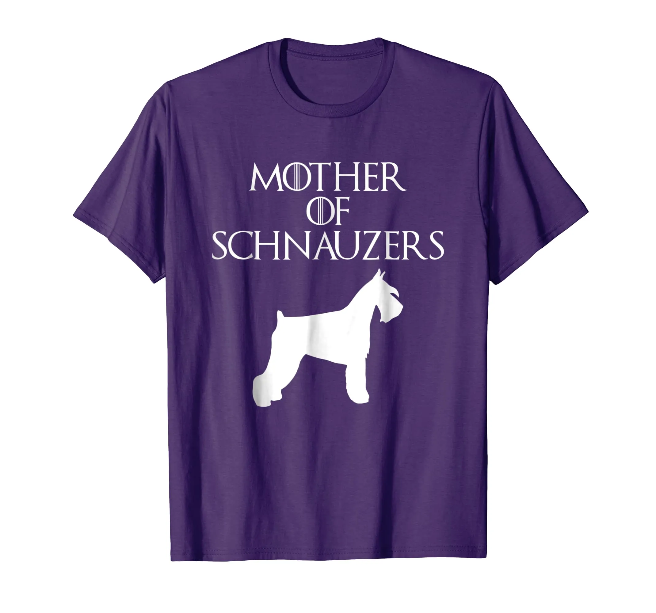 Cute &amp; Unique White Mother of Schnauzers T-shirt E010750