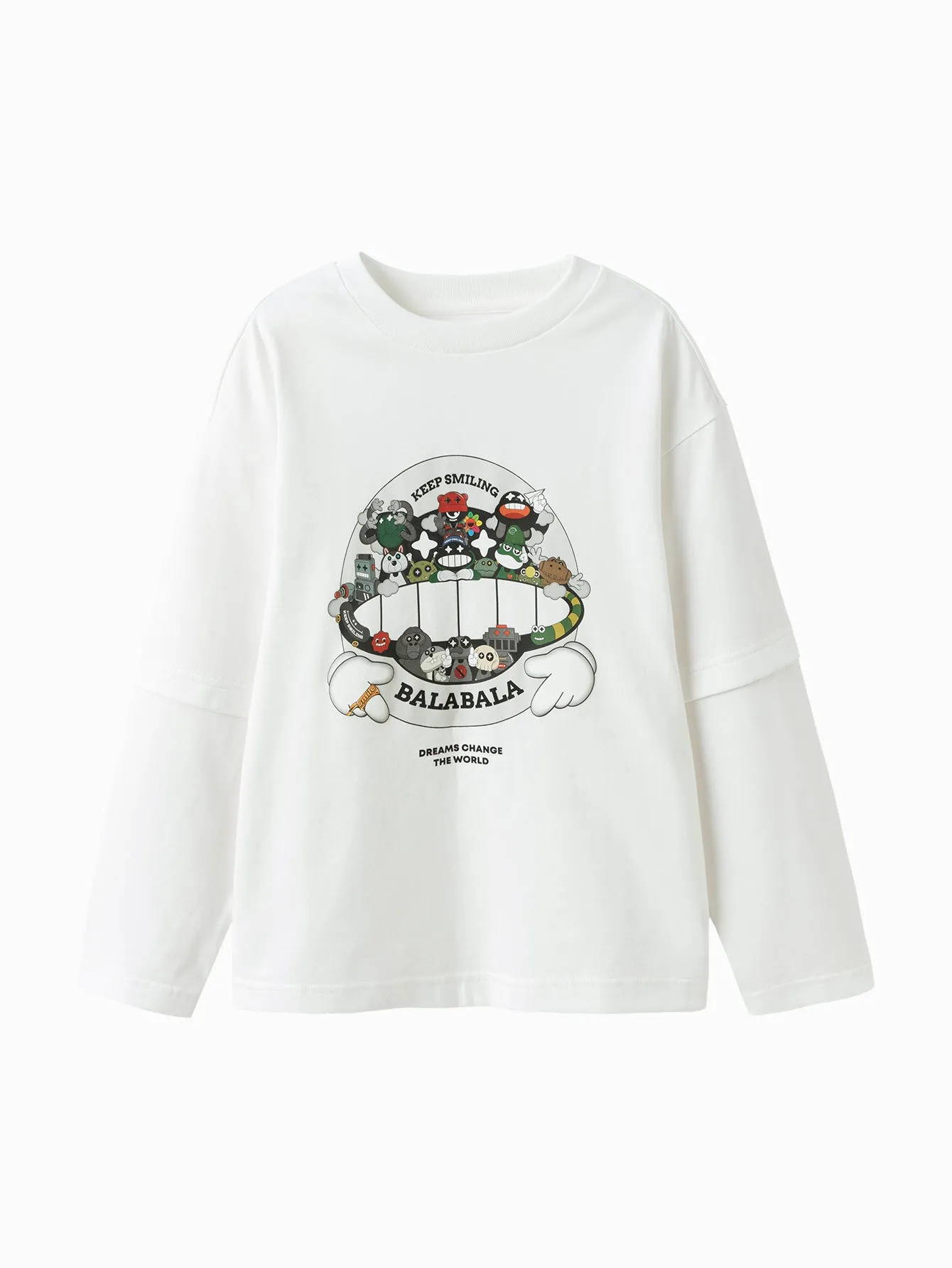 【Designer SICO】Long Sleeve T-Shirt 2025 Spring Boy Round Neck V-Neck T-Shirt