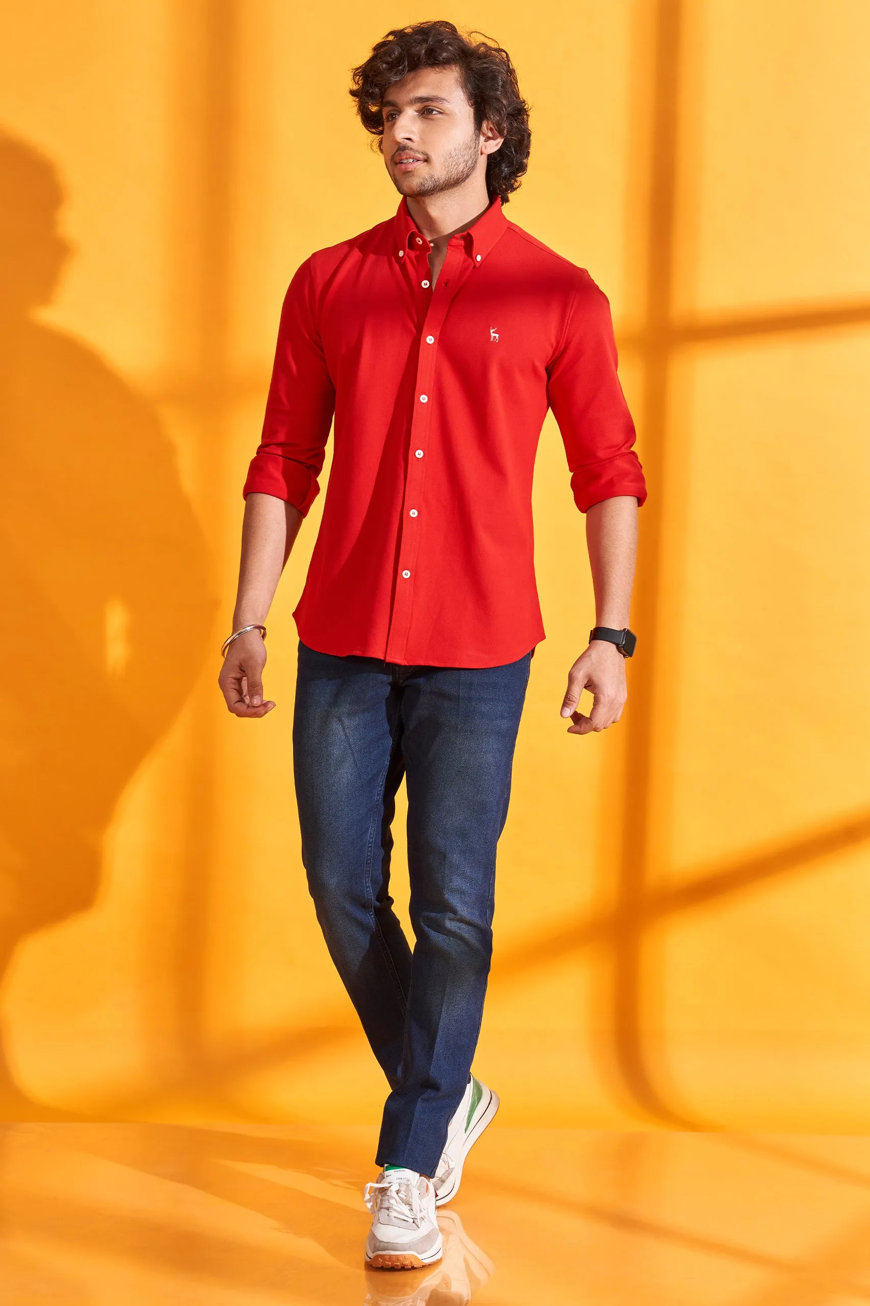 Devil Red Interlock Shirt