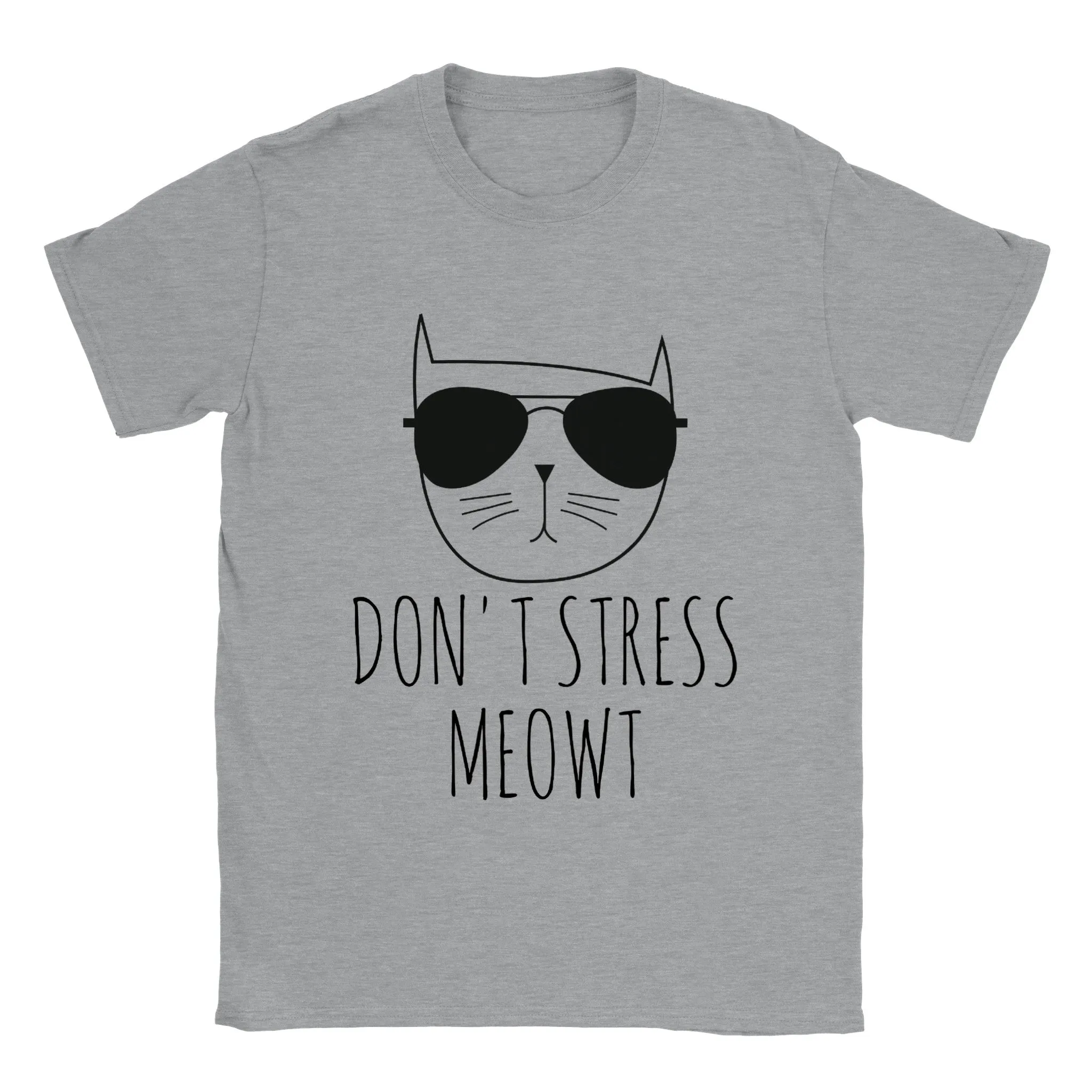Don't Stress Meowt - Classic Unisex Crewneck T-shirt