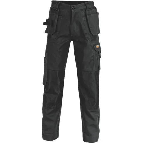 Duratex Cotton Duck Weave Tradies Cargo Pants with twin holster tool pocket 3337