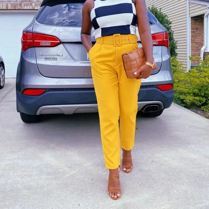 Elegant Straight Career Pants