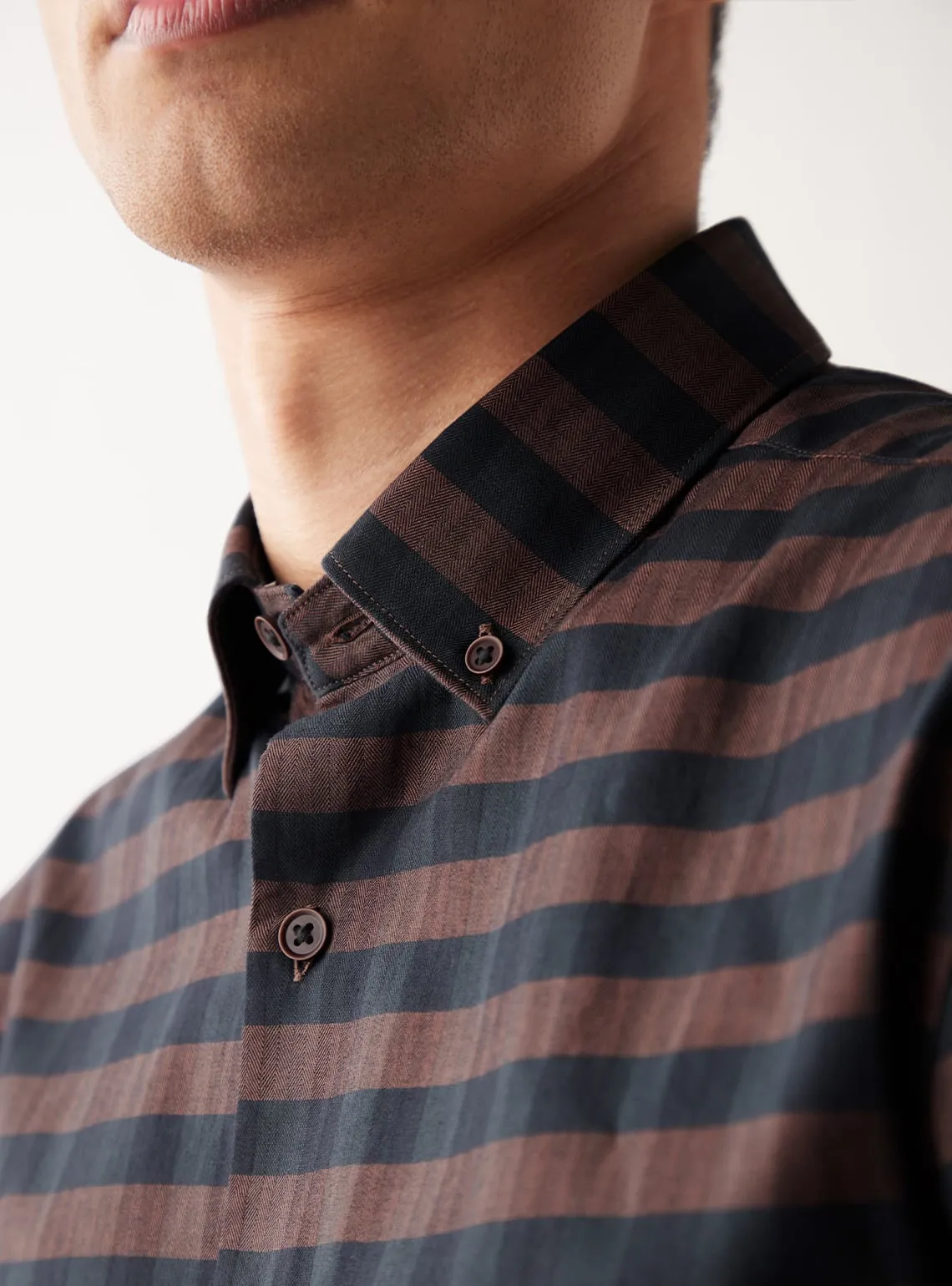 Faded Terracotta Check Shirt