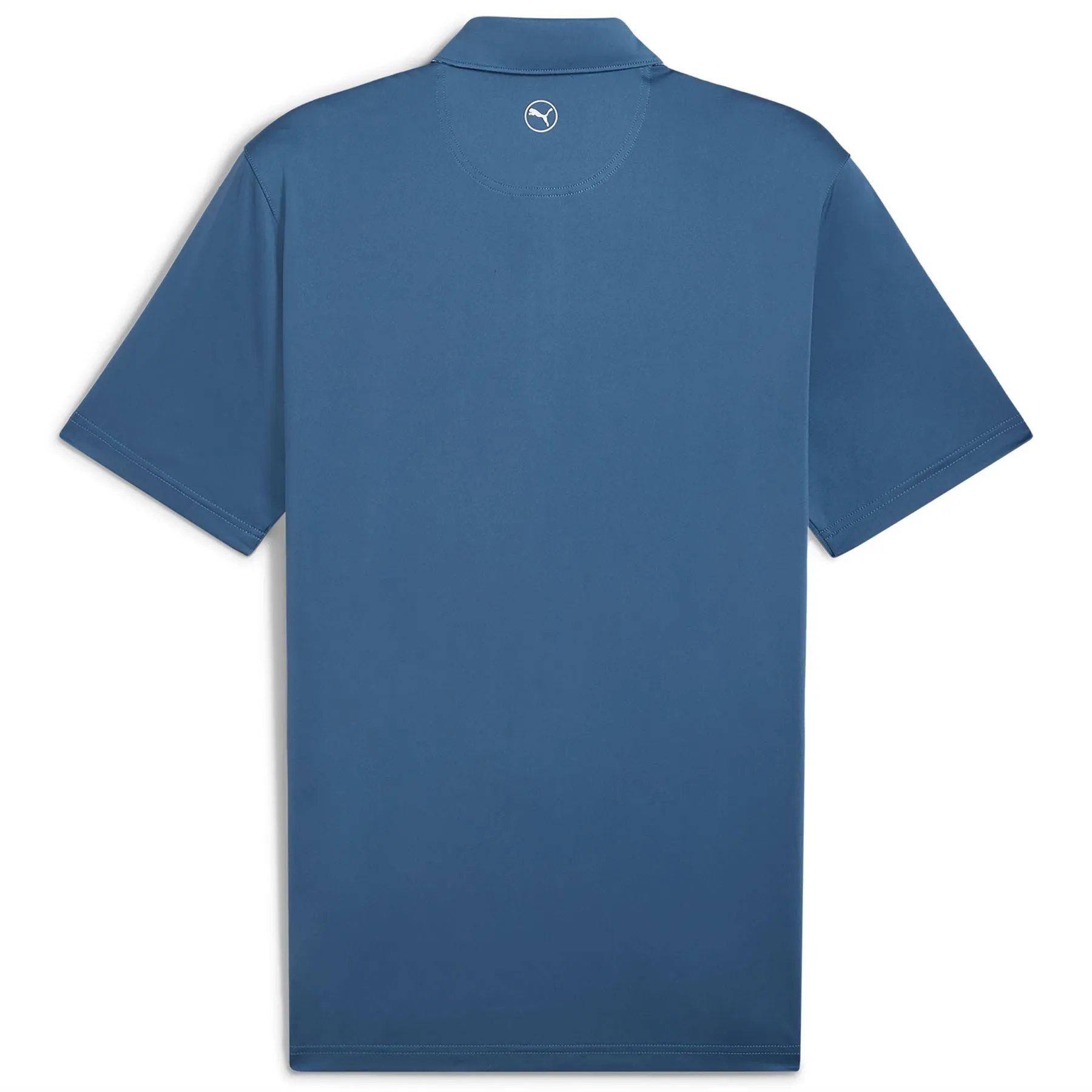 Fair Isle Trim Polo Blue Horizon - AW24