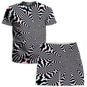 Fractal Ripples T-Shirt and Shorts Combo