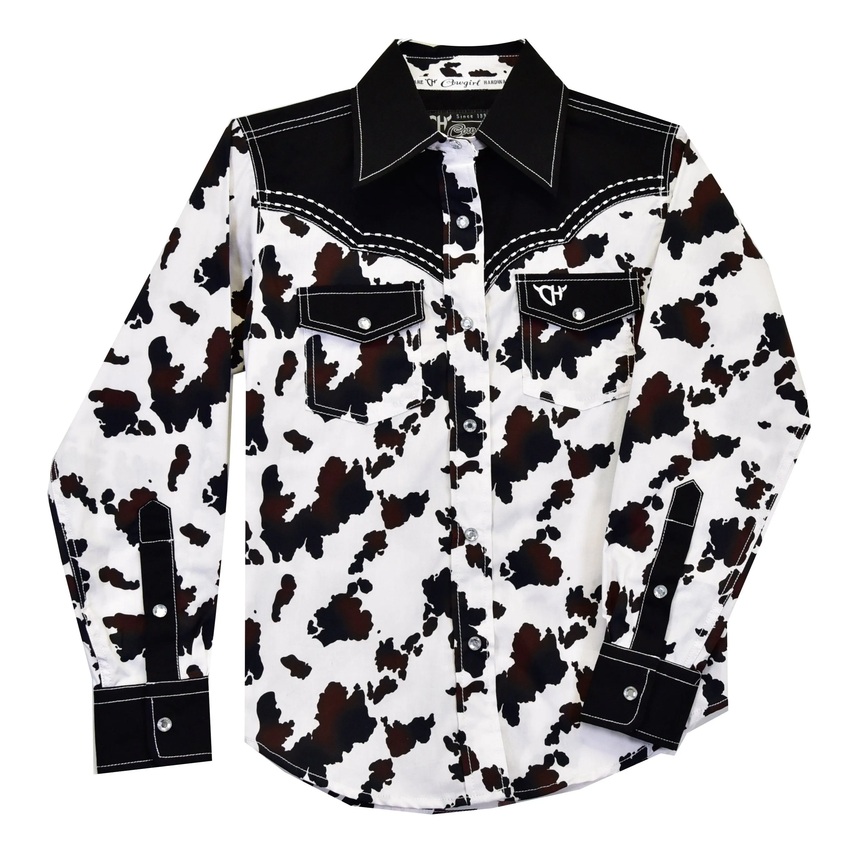 Girl's Moody Cow Long Sleeve Shirt 425626-010-K