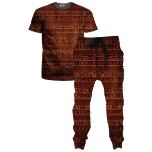 Glyphs T-Shirt and Joggers Combo