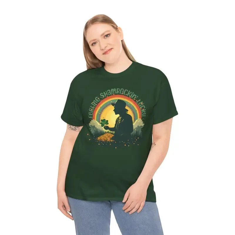 Heavy Cotton Feeling Shamrockin Lucky Tee