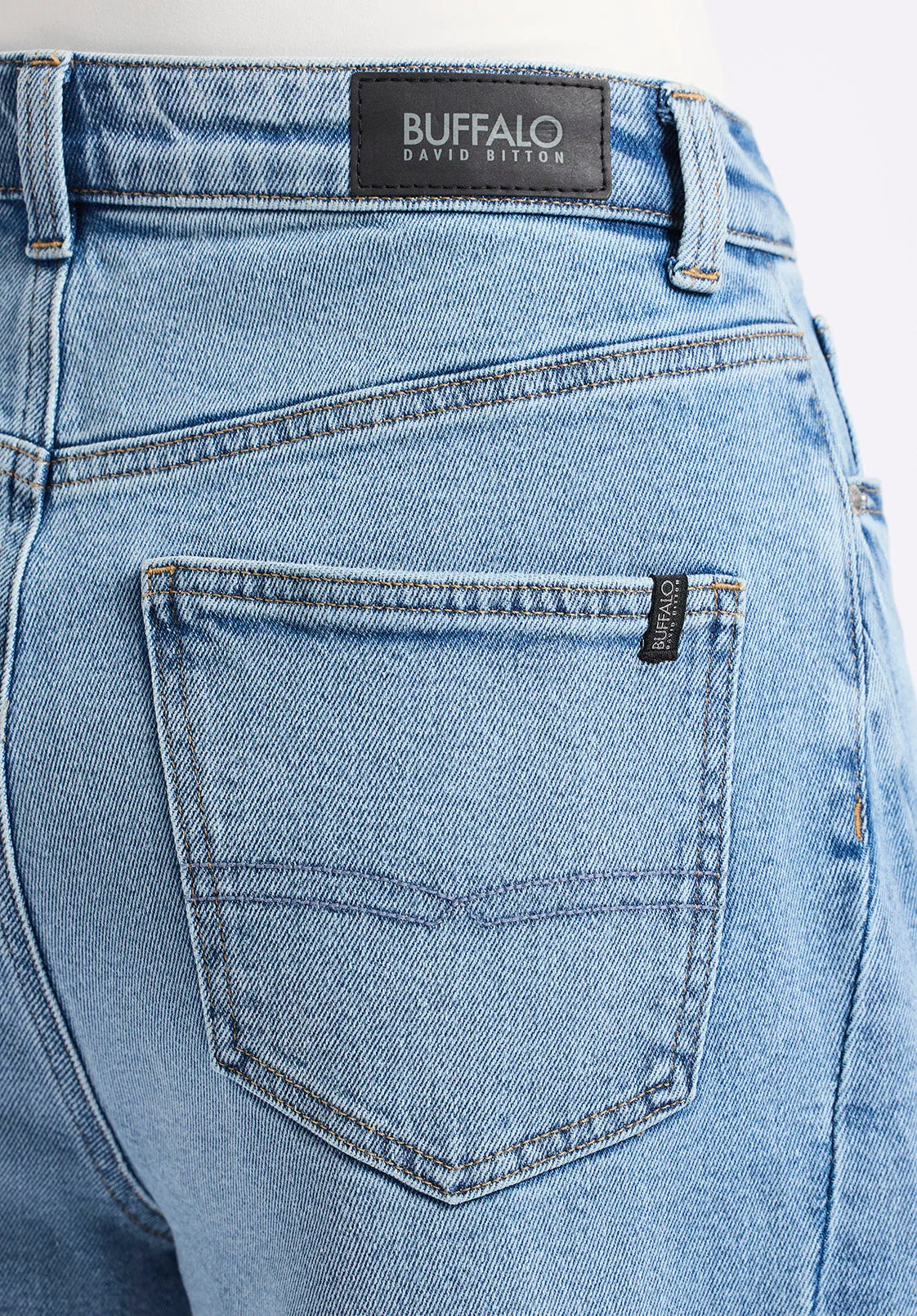 High Rise Barrel Barbara Women's Jeans, Vintage Blue - BL16072