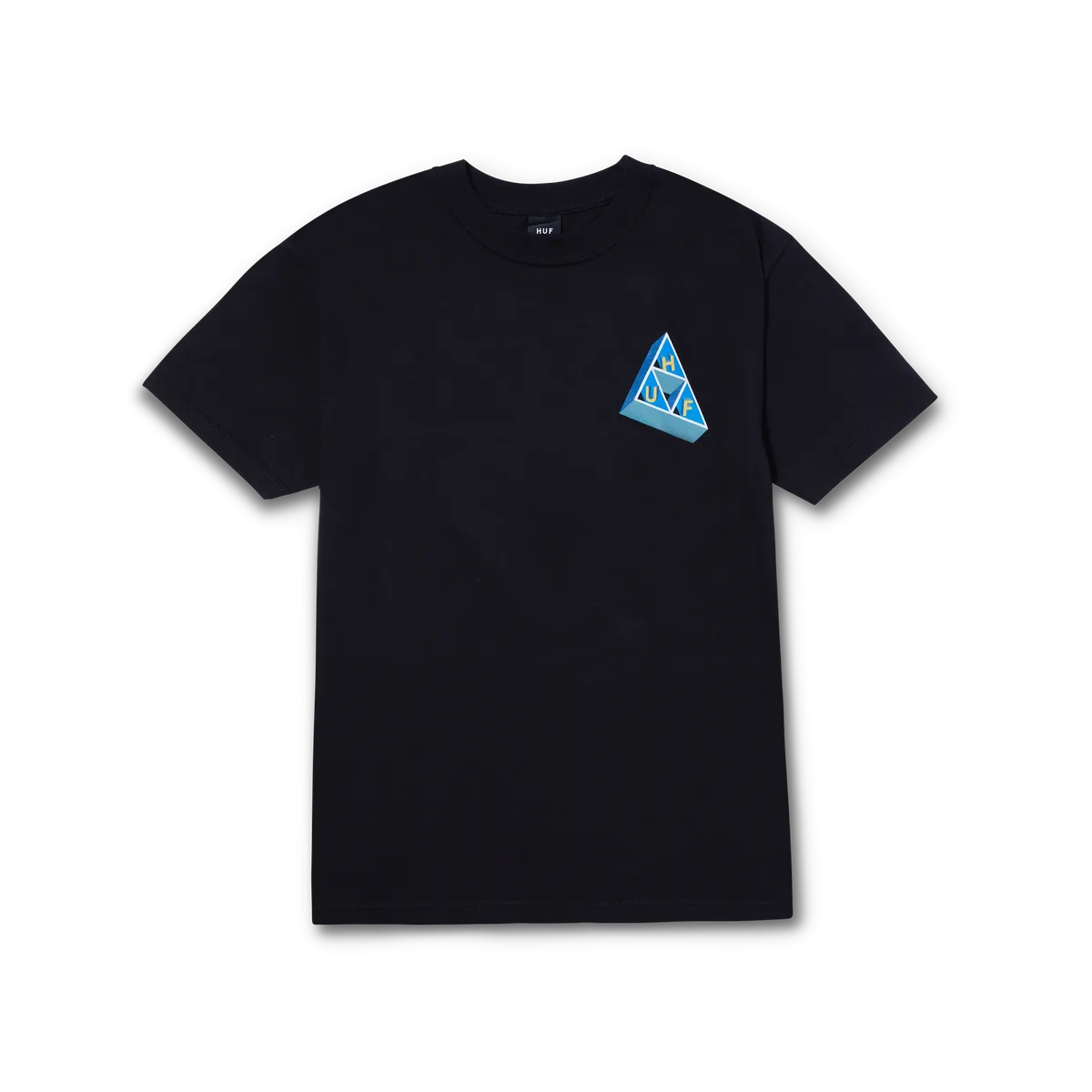 Huf Mens Based TT Short Sleeve T-Shirt Black TS01962 BLK