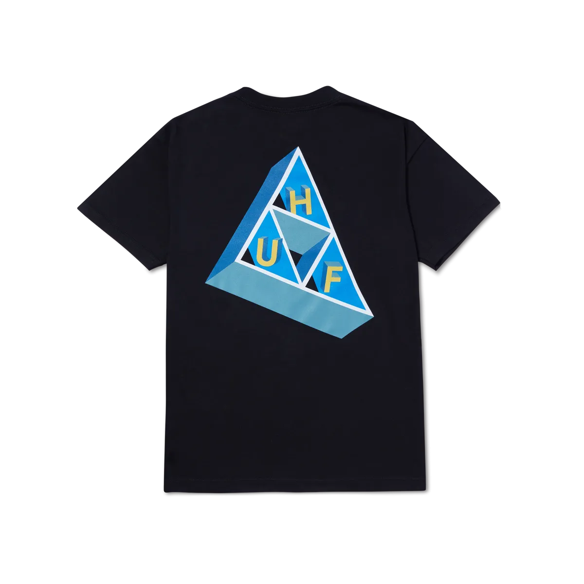 Huf Mens Based TT Short Sleeve T-Shirt Black TS01962 BLK