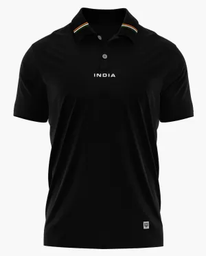 INDIA COLLAR STRIPE Polo T-Shirt