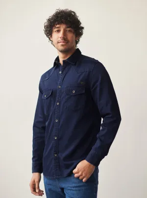 Indigo Mandala Shirt