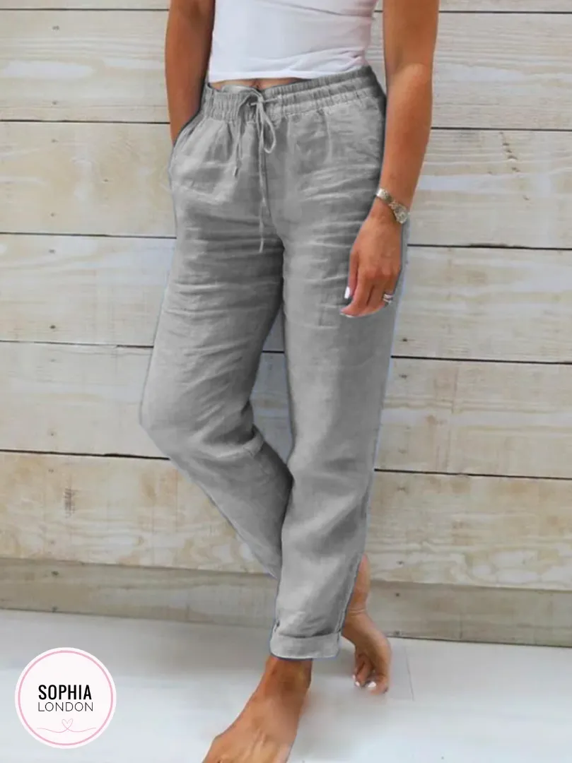 Jana - Linen Trousers