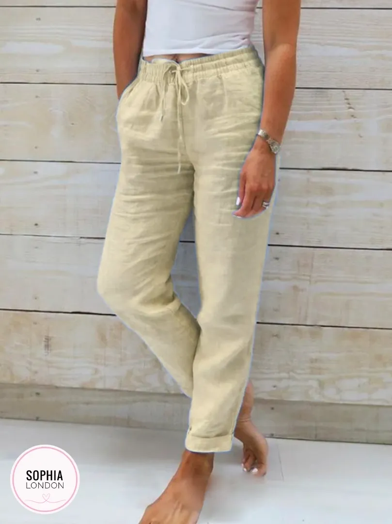 Jana - Linen Trousers