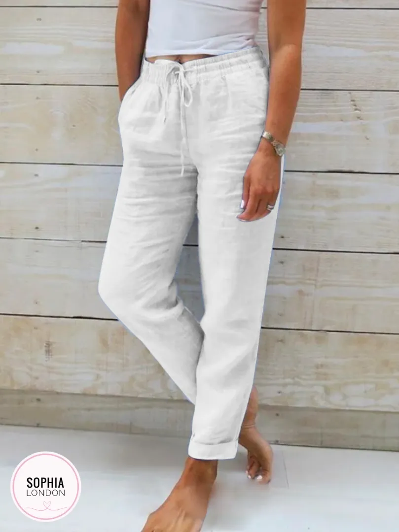 Jana - Linen Trousers