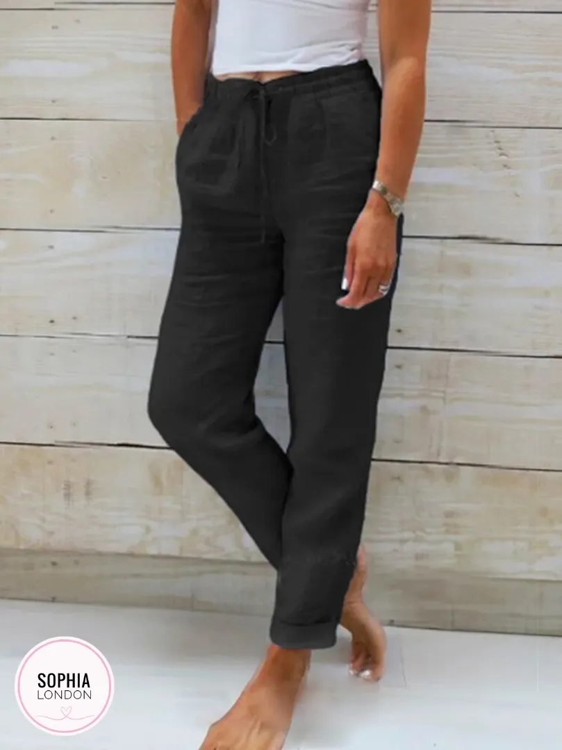 Jana - Linen Trousers