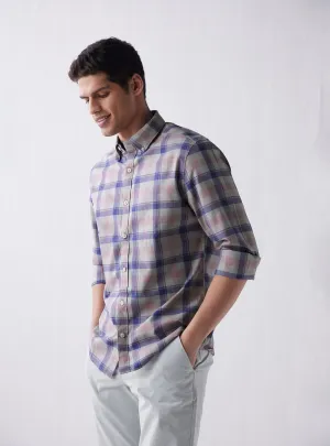 Lavender Meadow Check Shirt