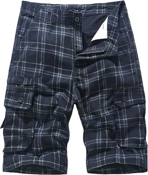LCMTWX Khaki Shorts Leisure Overalls Summer Men's and Color Pants with Multi-Pocket Men's Pants Big and Tall Cargo Shorts