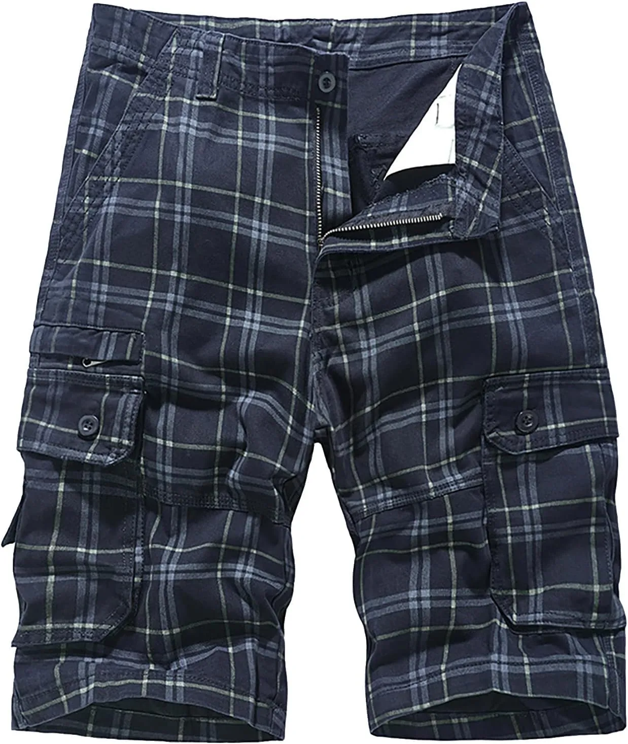 LCMTWX Khaki Shorts Leisure Overalls Summer Men's and Color Pants with Multi-Pocket Men's Pants Big and Tall Cargo Shorts