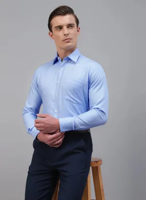 Light Blue Bamboo Rayon Full Sleeve Shirt