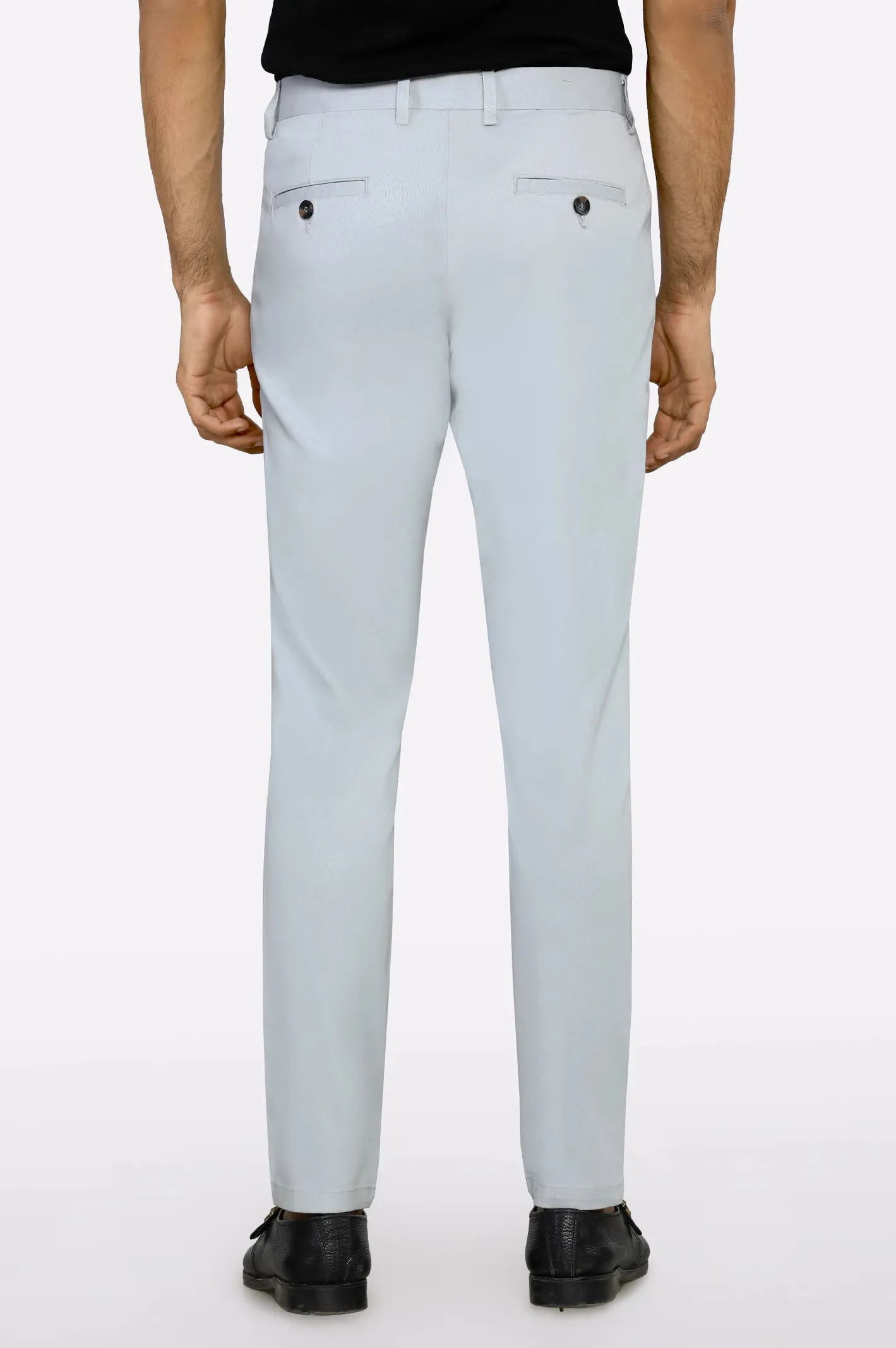 Light Blue Smart Fit Cotton Chino