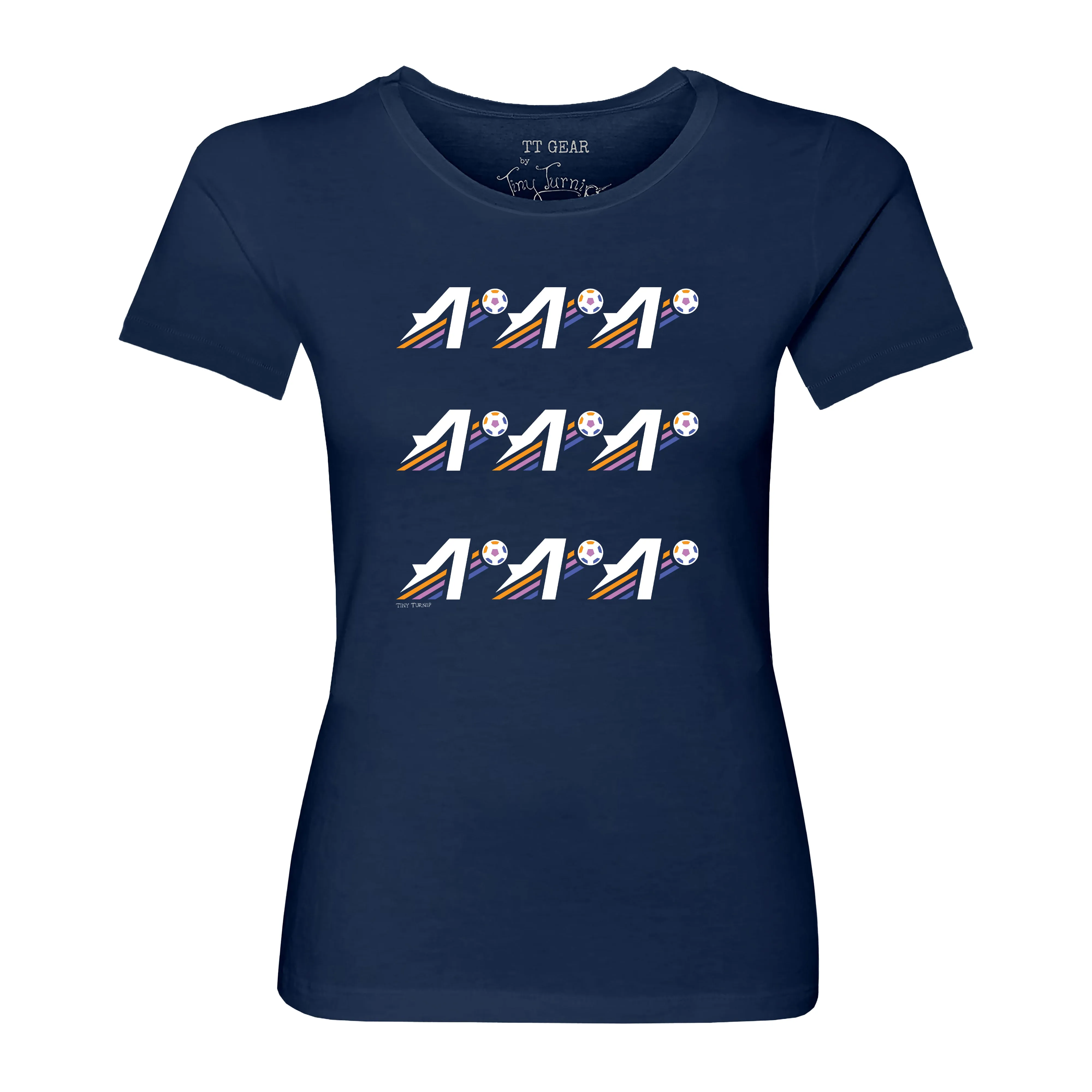 Logo Grid (Navy) Womens Shirt