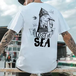 Lost At Sea Printed Men's T-shirt