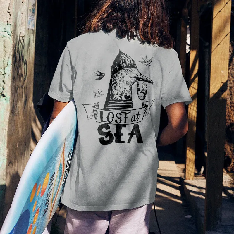 Lost At Sea Printed Men's T-shirt