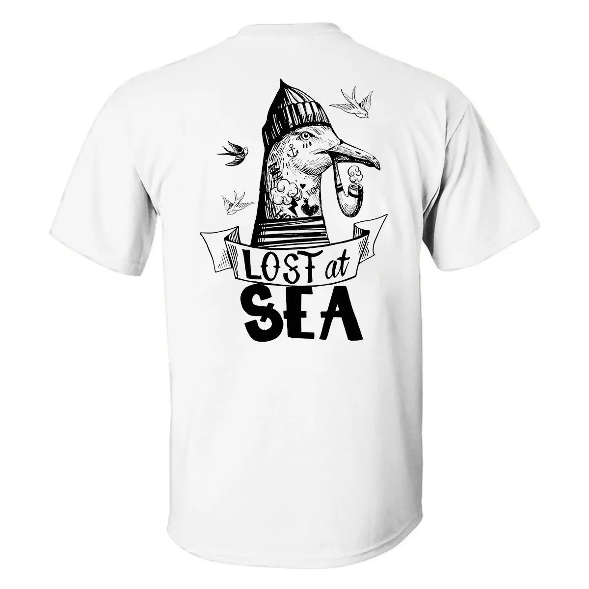 Lost At Sea Printed Men's T-shirt