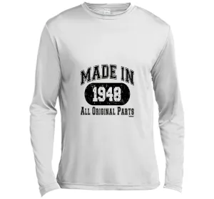 Made In 1948 All Original Parts Funny Birthday T-Shirt