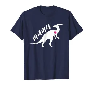 Mama Parasaurolophus Dinosaur T-Shirt Gift For Mother Day