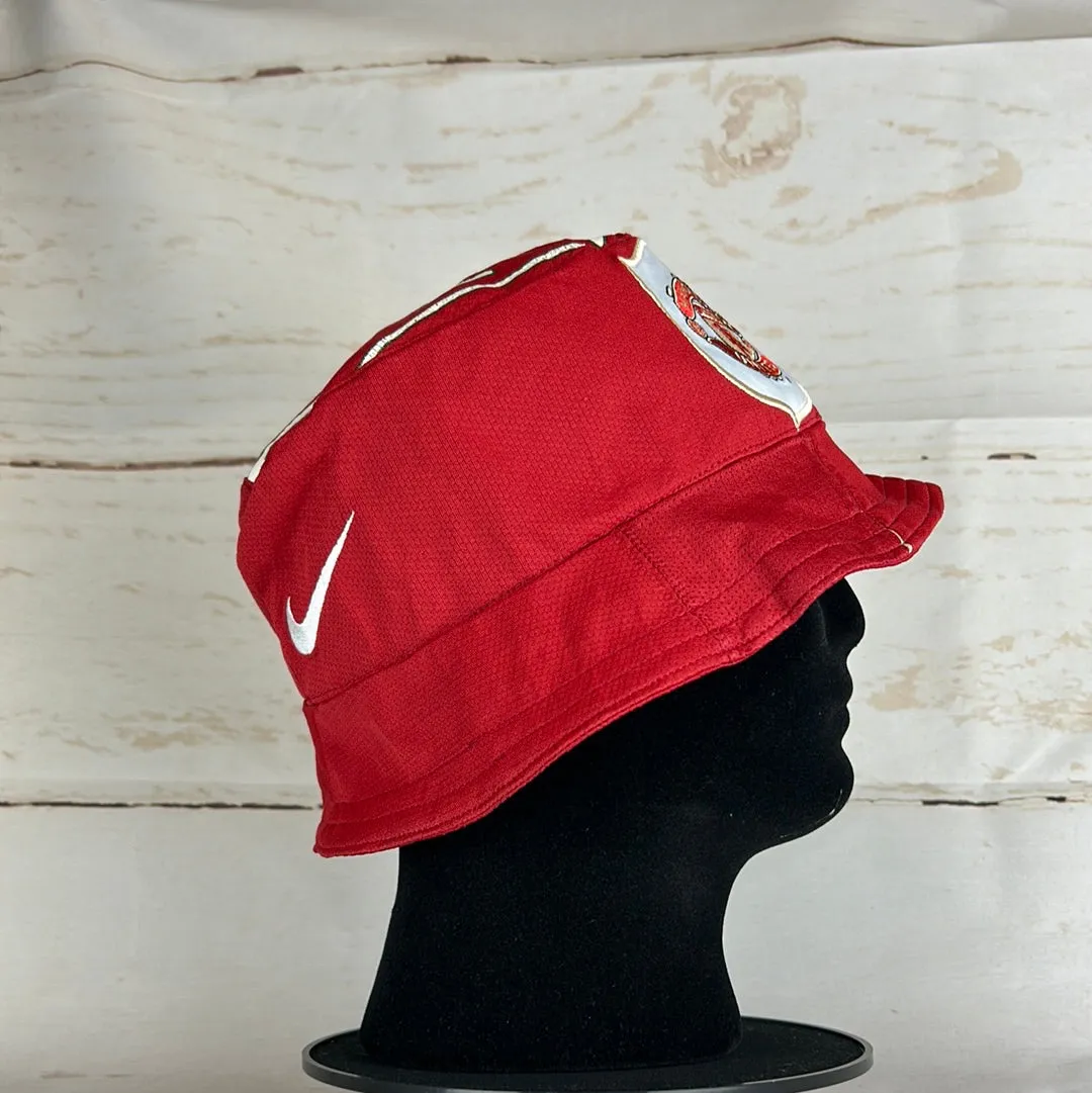 Manchester United 06/07 Upcycled Home Shirt Bucket Hat