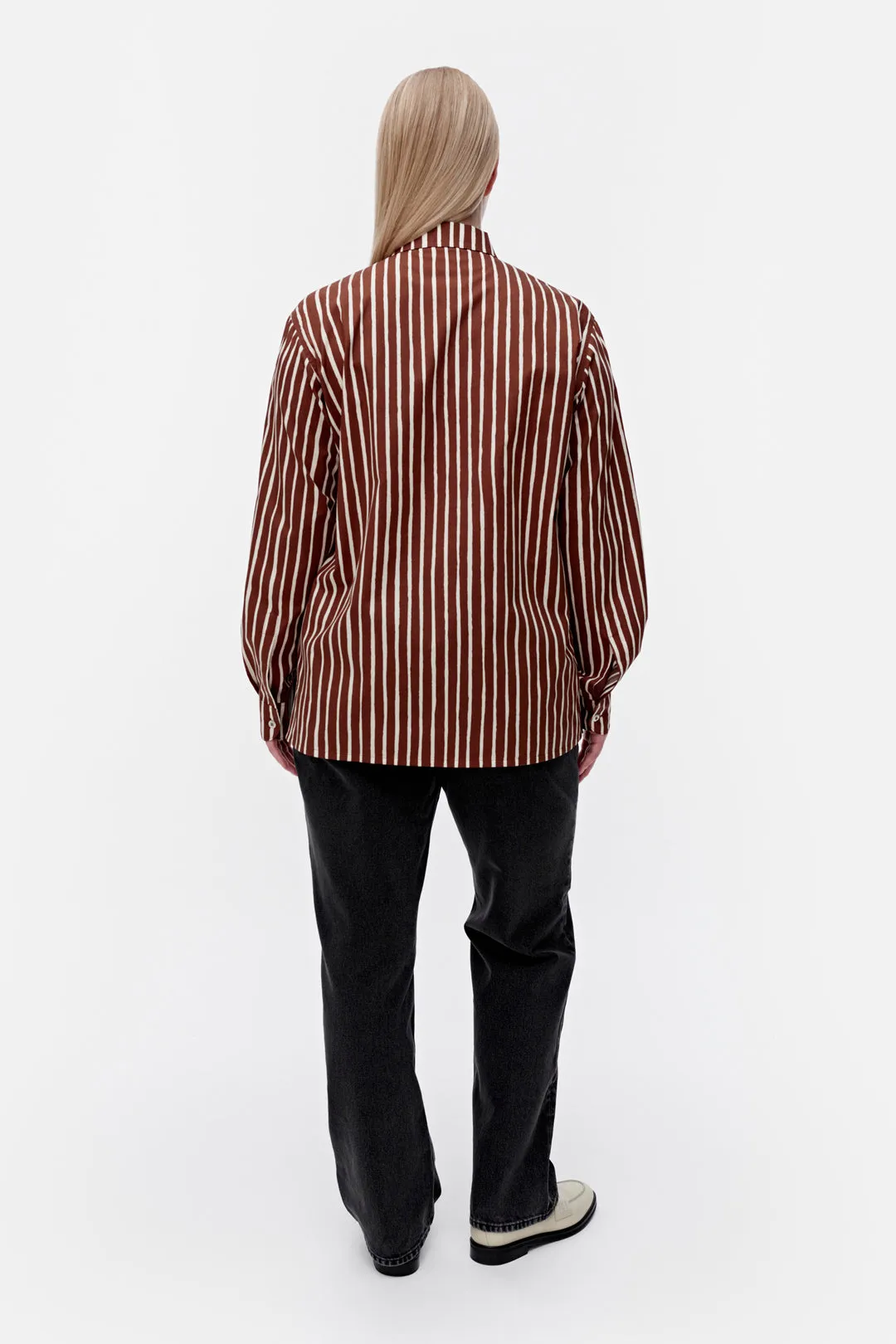 Marimekko Jokapoika Brown/Off White Shirt