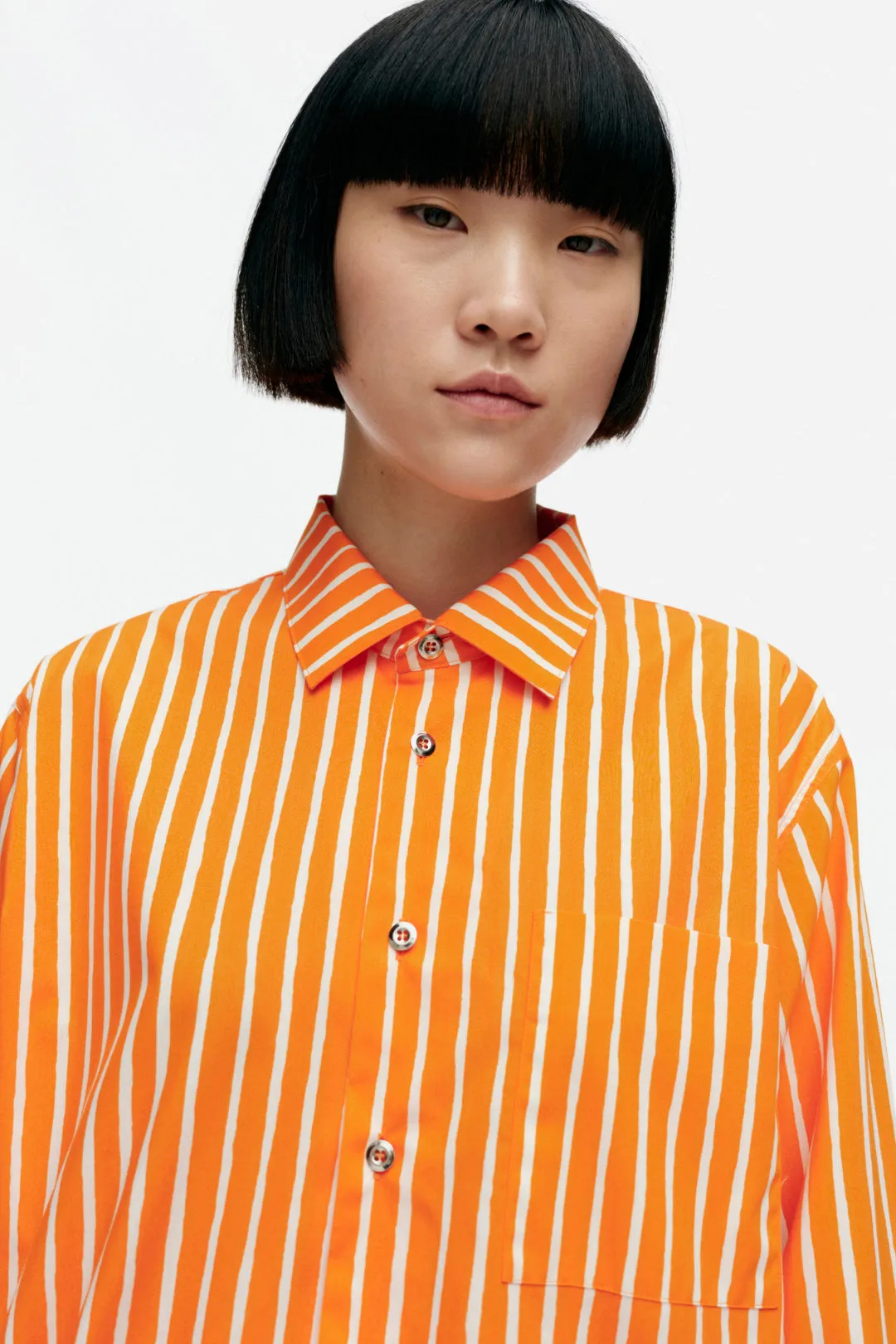 Marimekko Kioski Jokapoika Shirt Orange