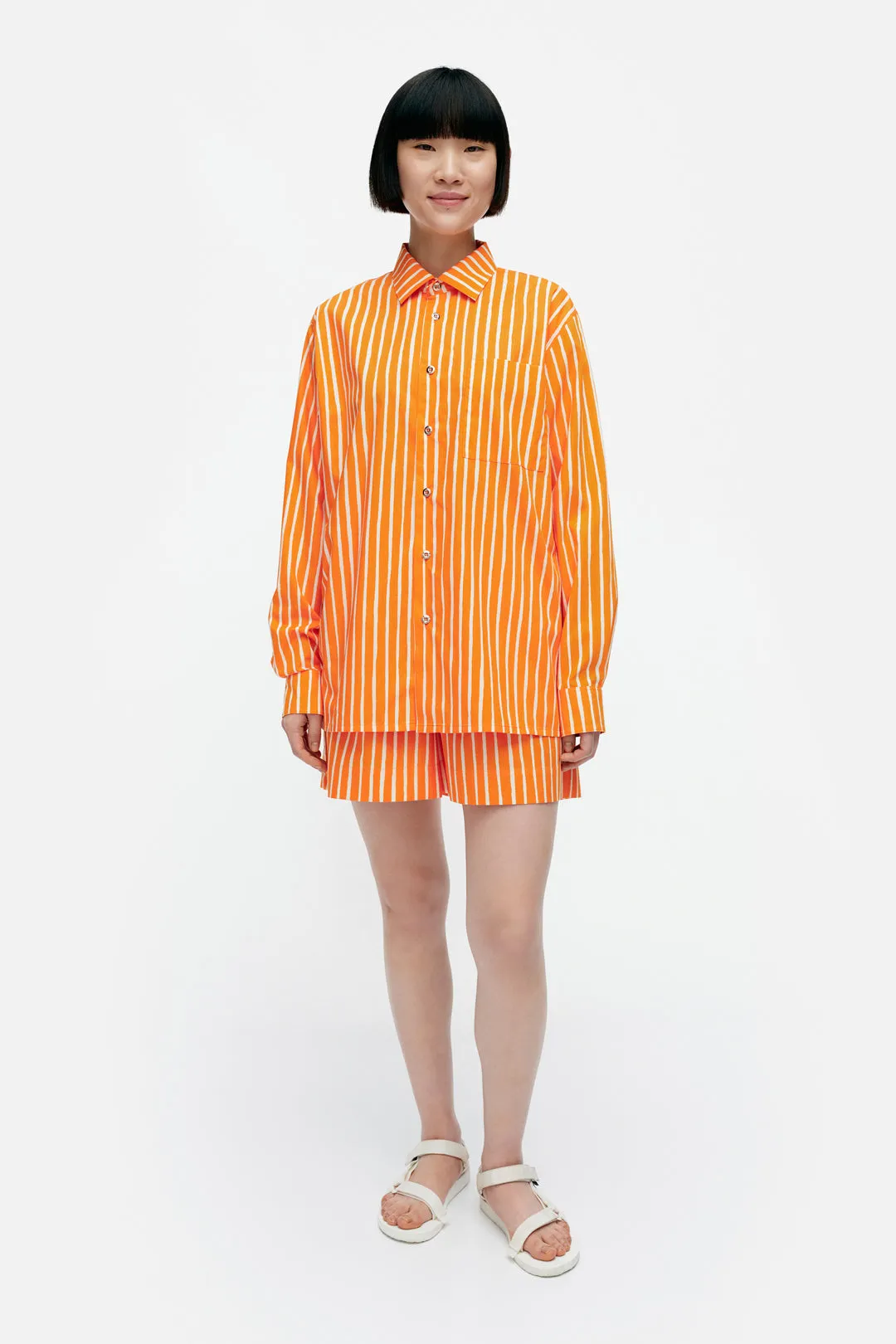 Marimekko Kioski Jokapoika Shirt Orange