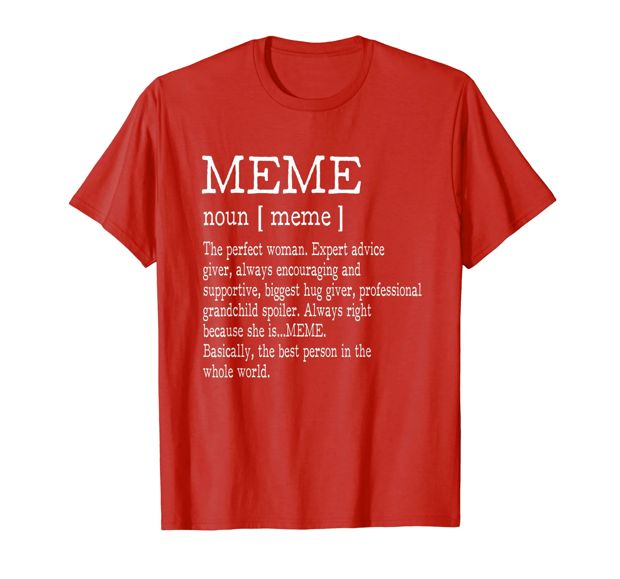 Meme Definition Grandma Mother Day Gifts Women T-Shirt