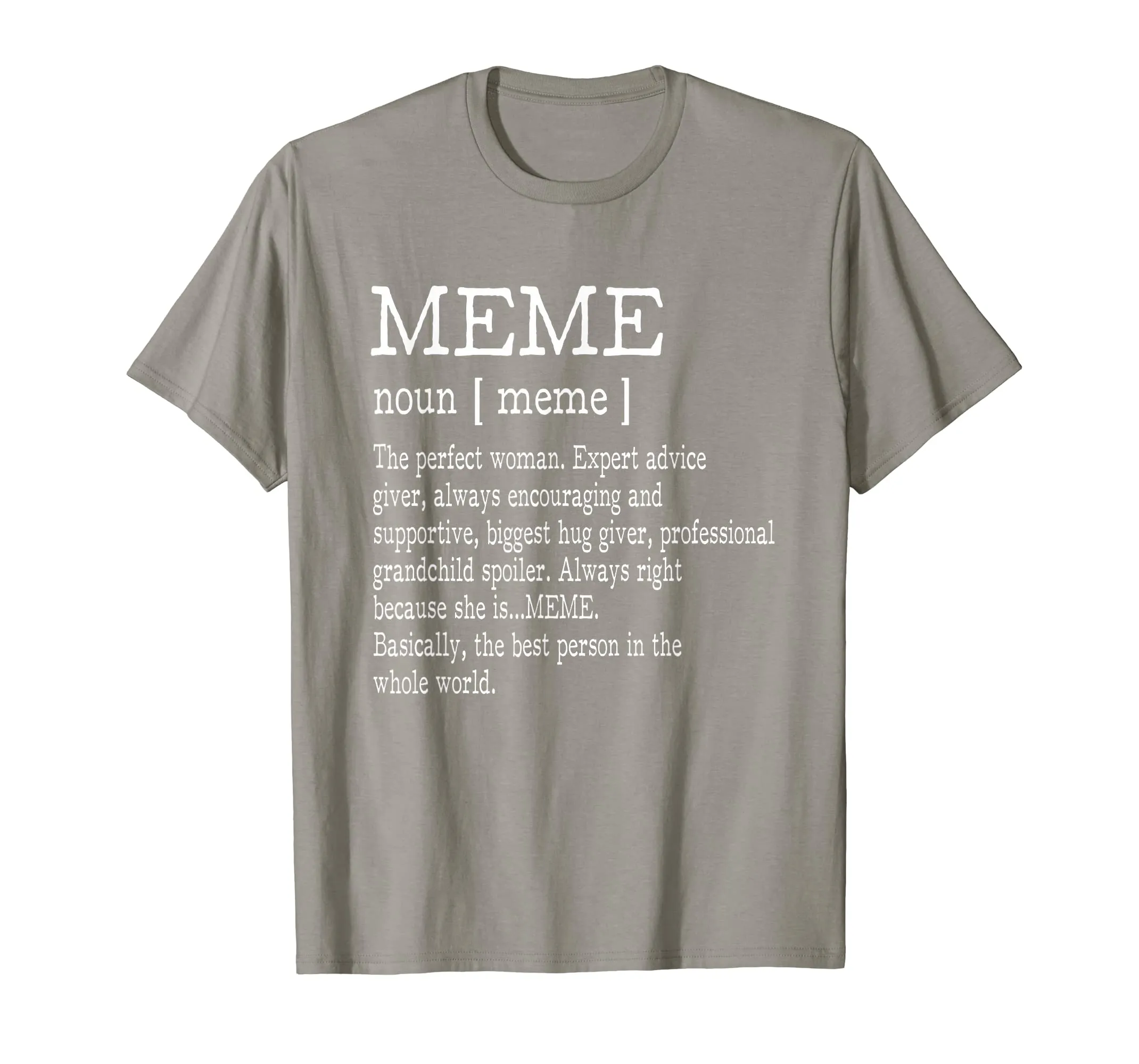 Meme Definition Grandma Mother Day Gifts Women T-Shirt