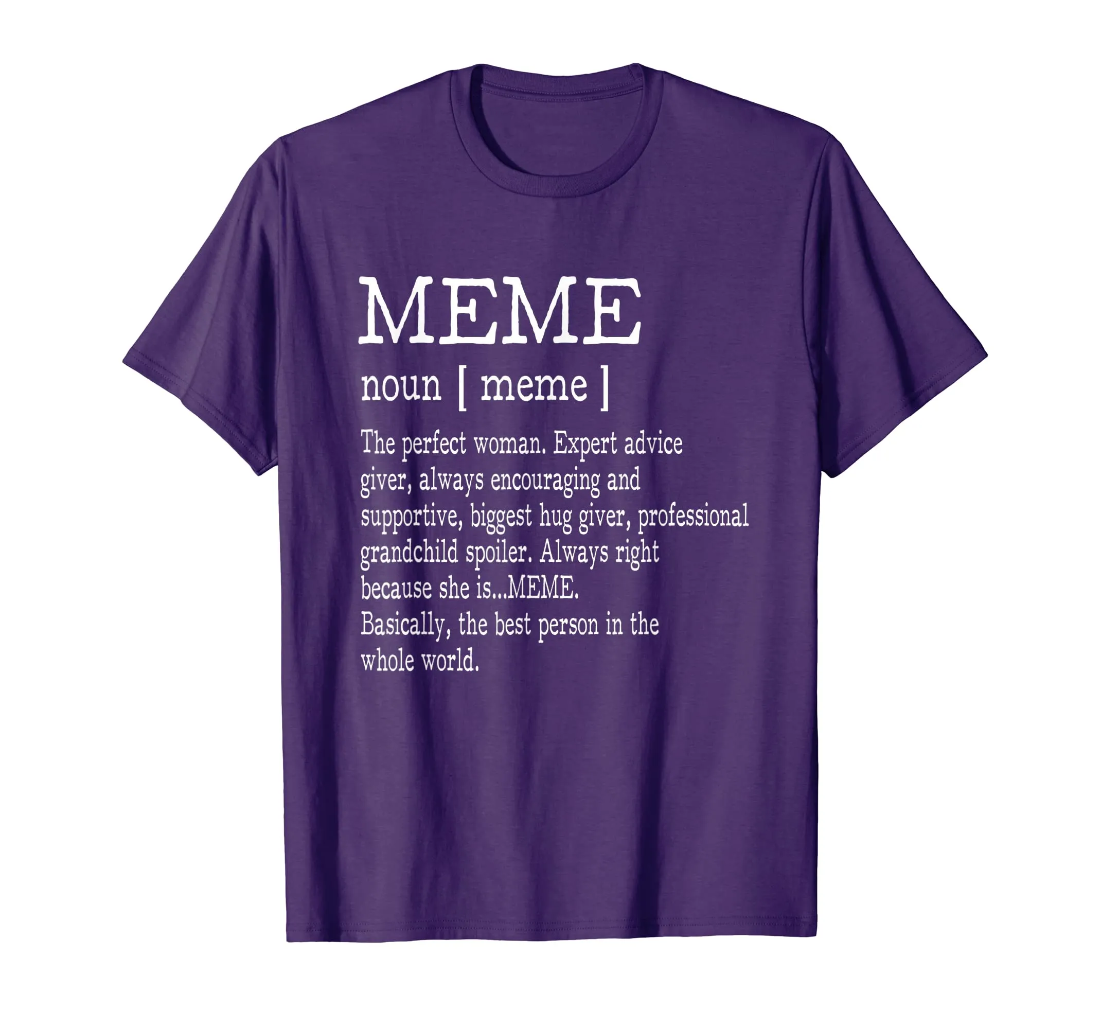 Meme Definition Grandma Mother Day Gifts Women T-Shirt