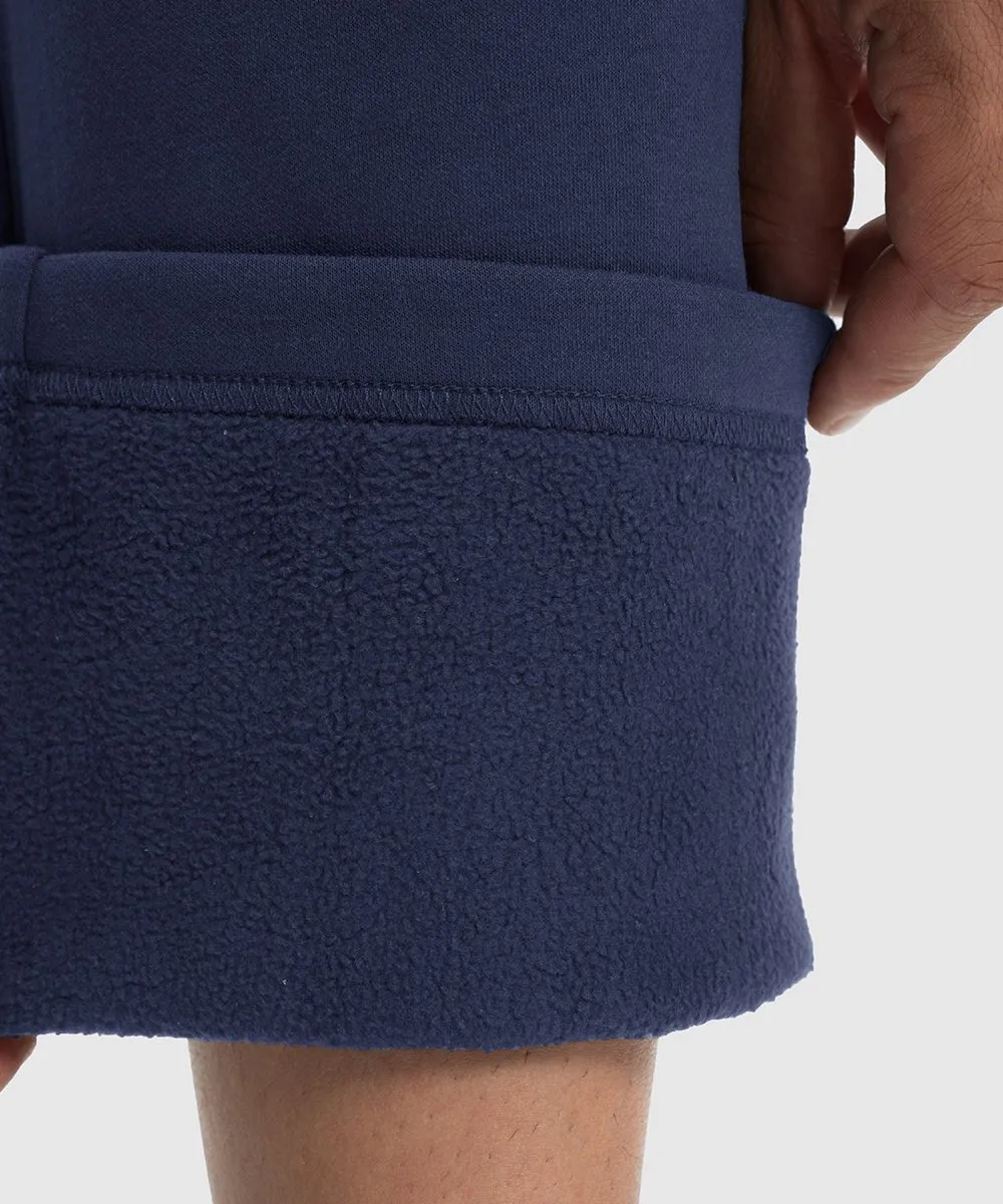 Men's Cotton Polyester Fleece Wide Leg Sweatpants