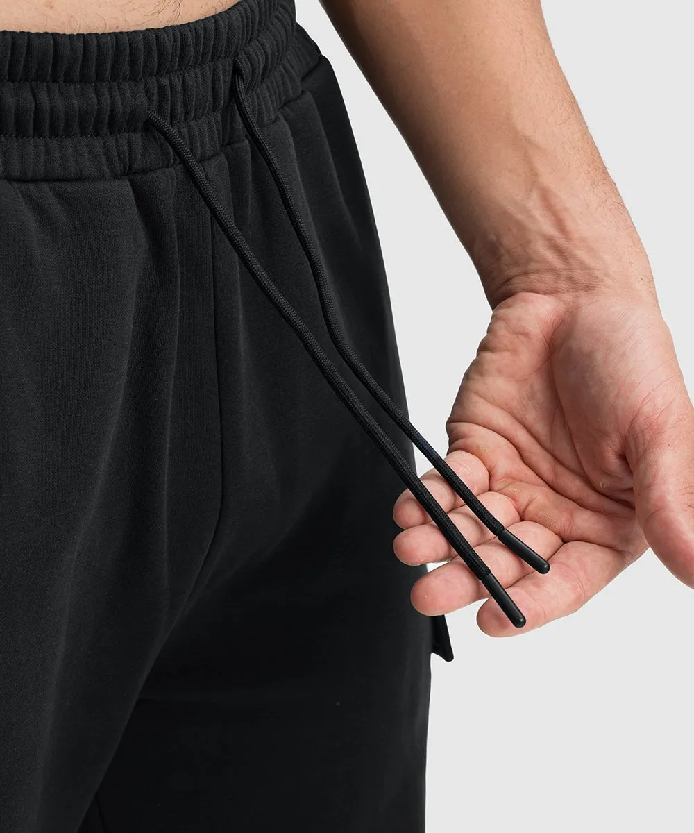 Men's Cotton Polyester Fleece Wide Leg Sweatpants