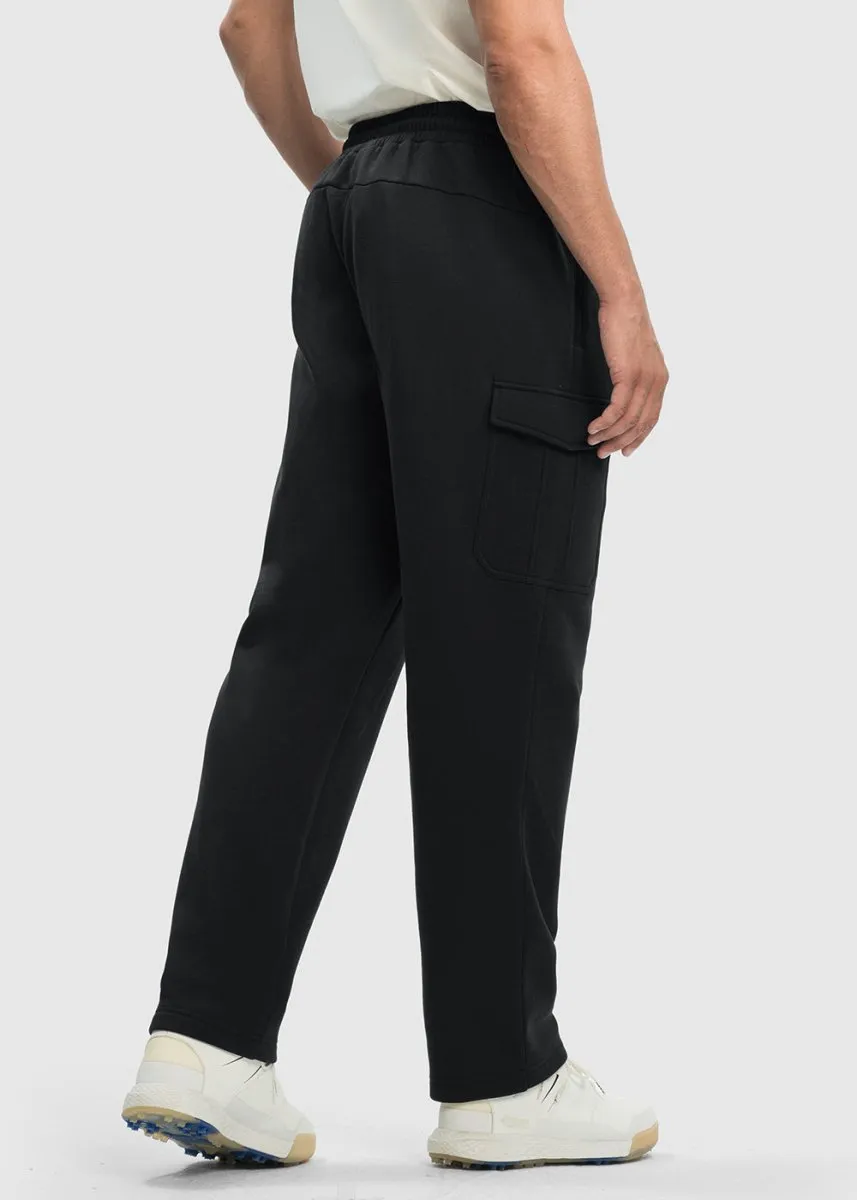 Men's Cotton Polyester Fleece Wide Leg Sweatpants