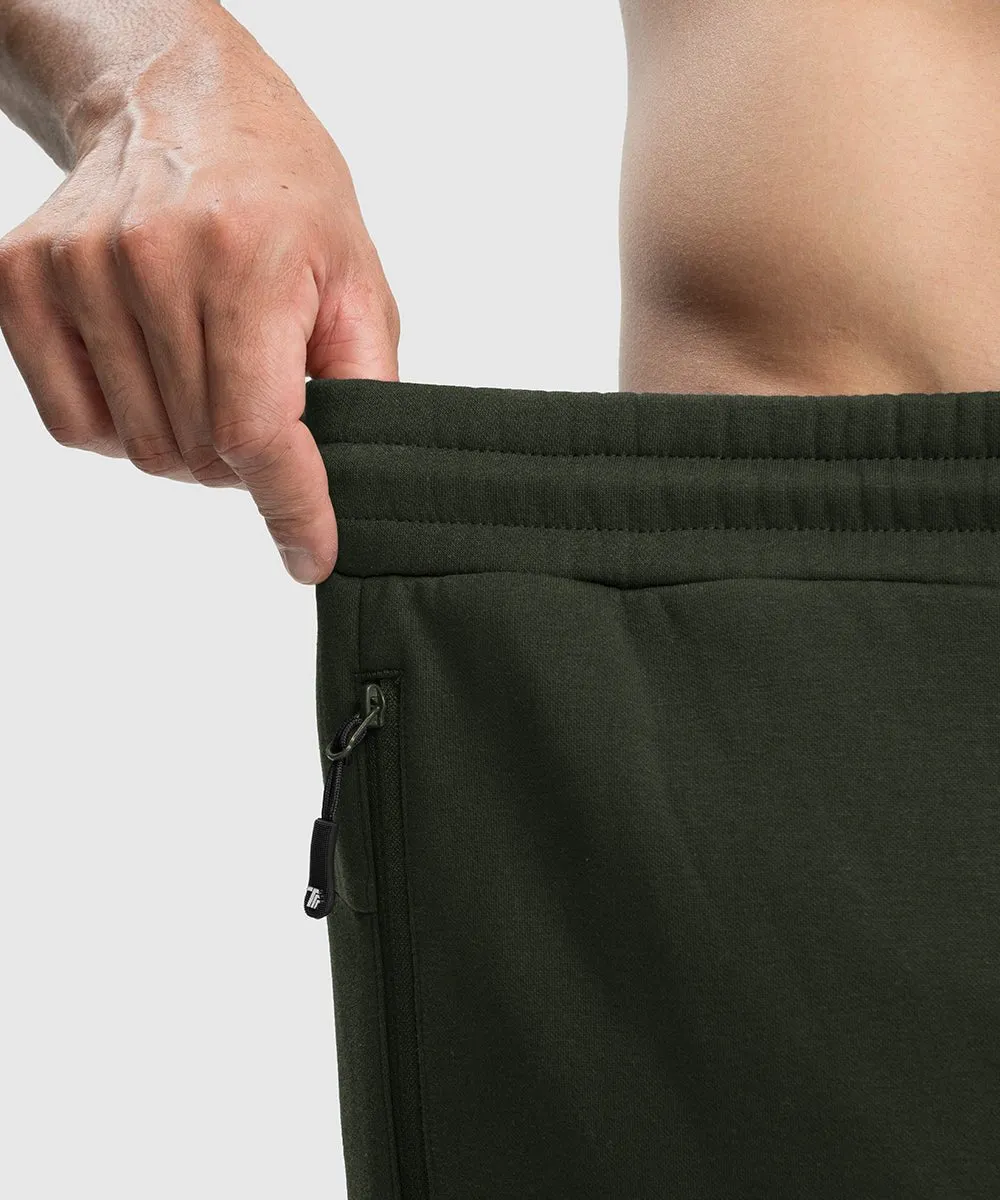 Men's Cotton Polyester Fleece Wide Leg Sweatpants